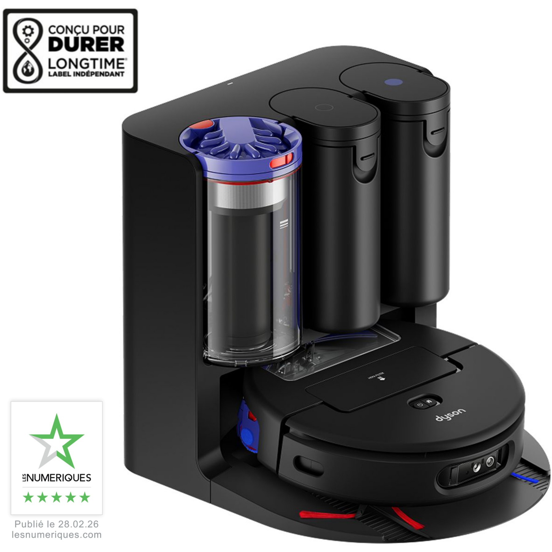 Robot Aspirateur Laveur DYSON Spot+Scrub AI