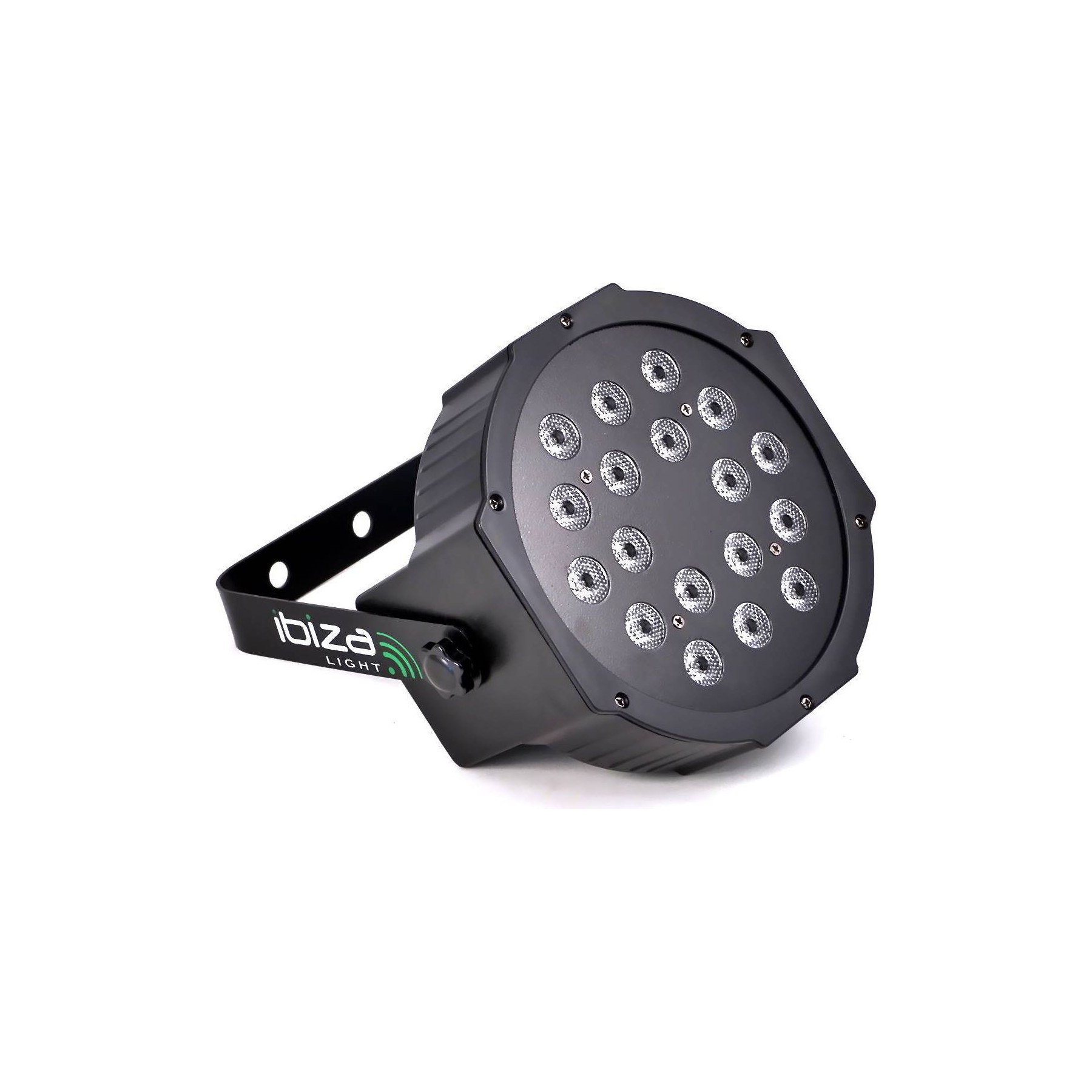 Jeu de lumières IBIZA Projecteur  à LEDs RGB 18x1W PARLED118