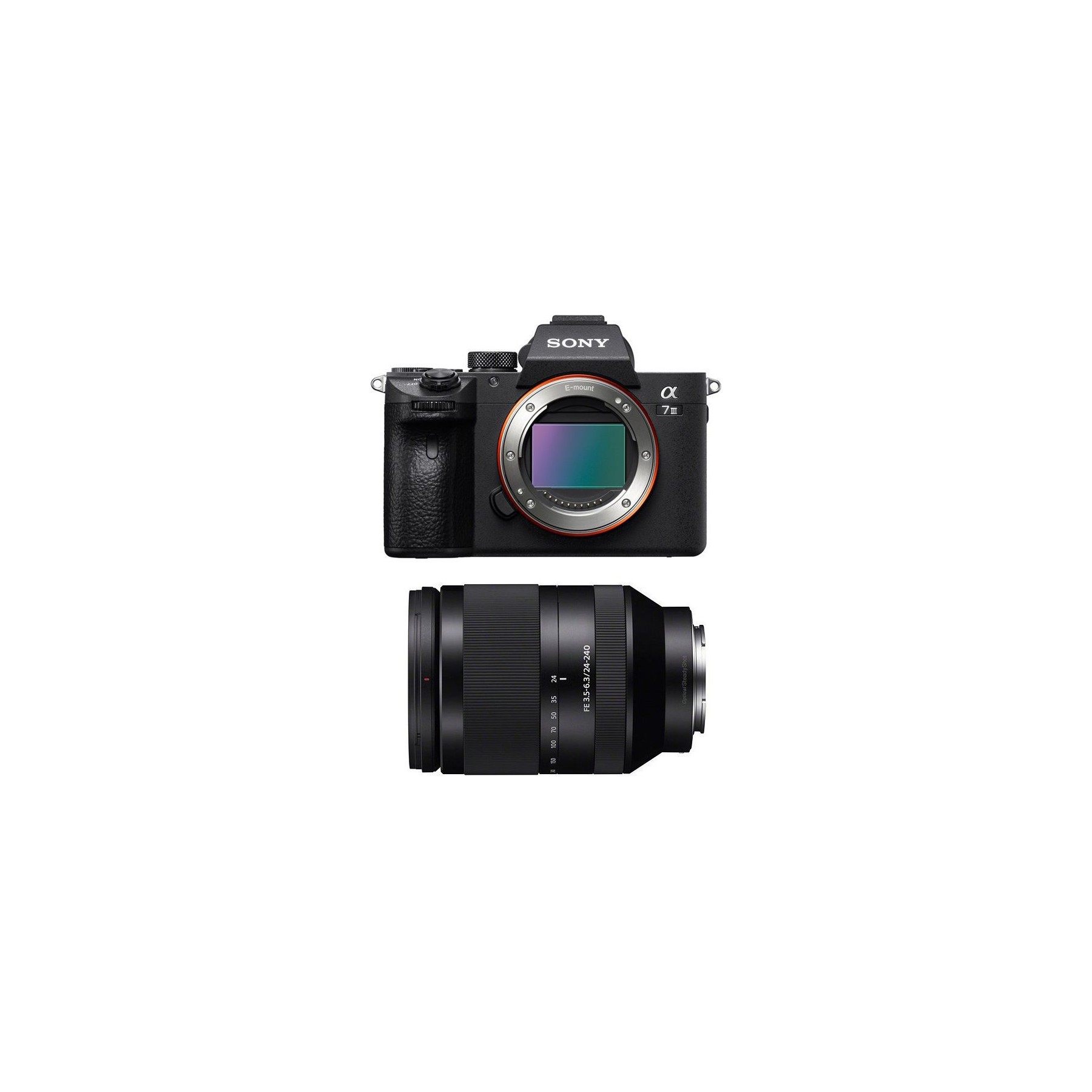 Appareil photo Hybride SONY ALPHA 7 III + SEL FE 24-240 mm f/3.5-6.3