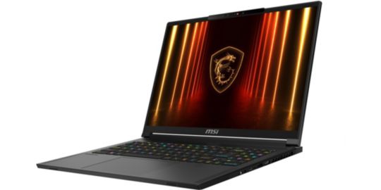 PC Gamer MSI Stealth AI 16" QHD+ 240Hz AMD Ryzen AI 9 HX 370 Nvidia GeForce RTX 5080 32 Go RAM SSD 2 To