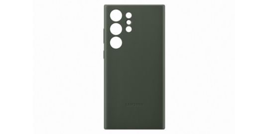 Coque SAMSUNG S23 Ultra cuir Vert