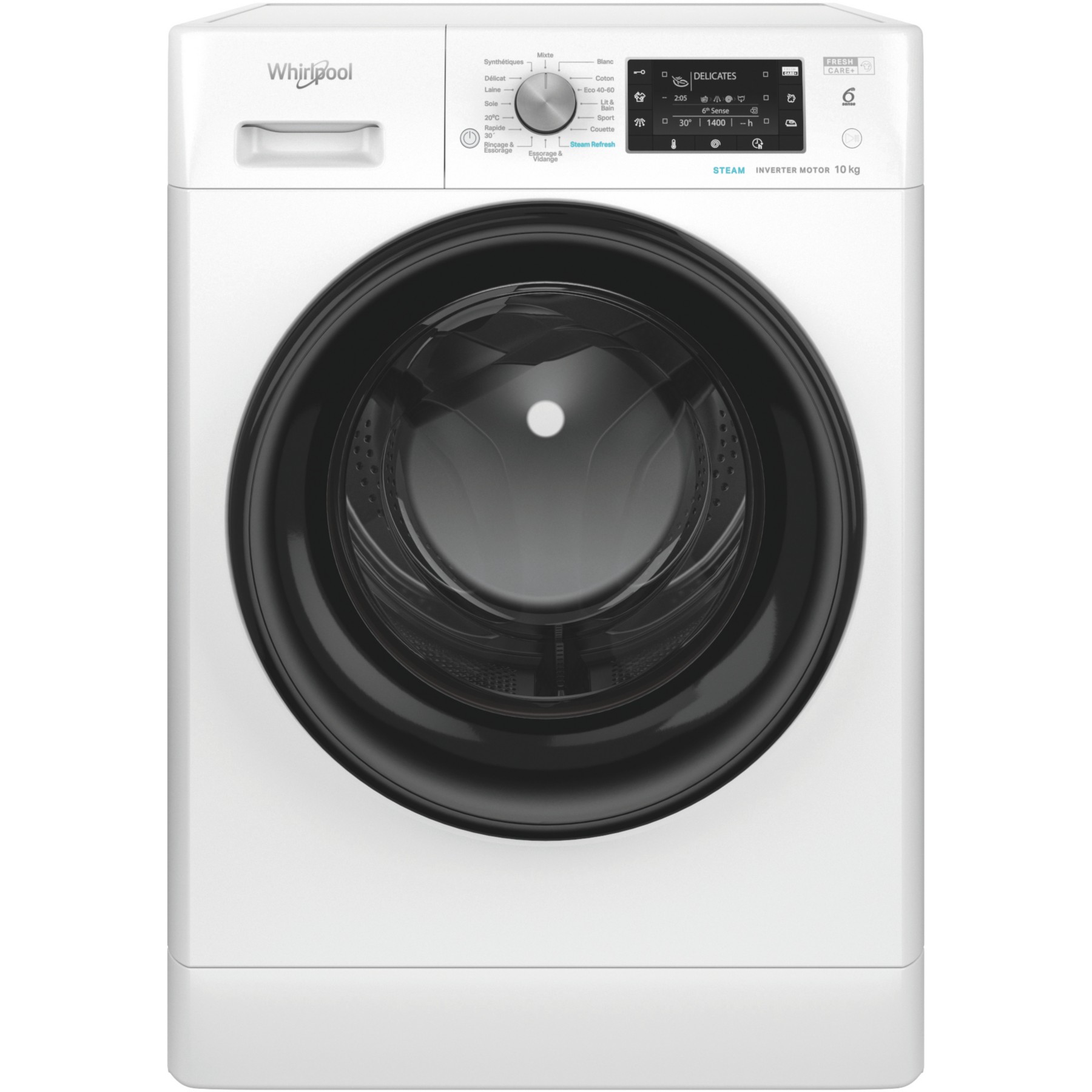 Lave linge hublot WHIRLPOOL FFDB10489BVFR - 10 kg - 1400 tr/min - Classe A - Moteur induction
