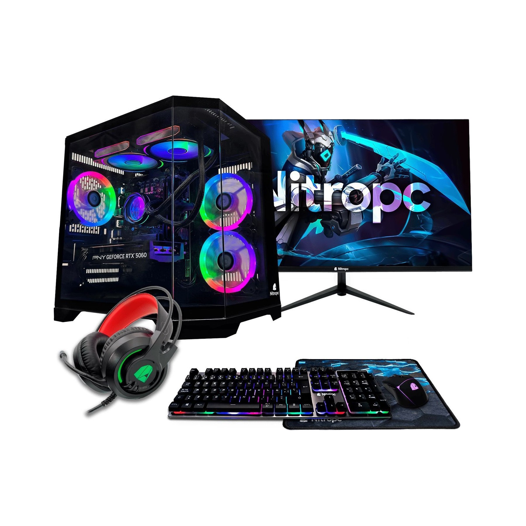 PC Gamer NITROPC P.Avancé i5 14400F RTX3050 16Go 1To W11P