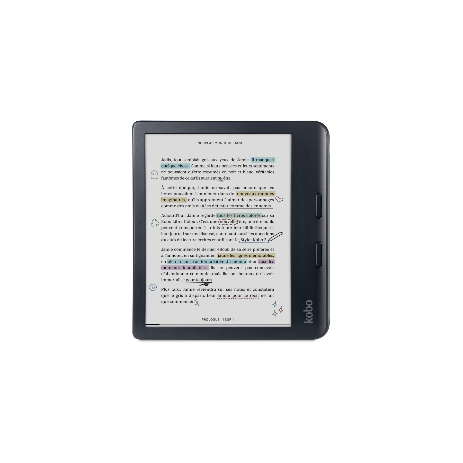 Liseuse eBook KOBO Libra Colour Noire