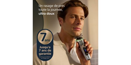 Rasoir électrique PHILIPS XP9404/46 Serie i9000 prestige ultra 100 % étanche avec Skin IQ et boitier de recharge UV