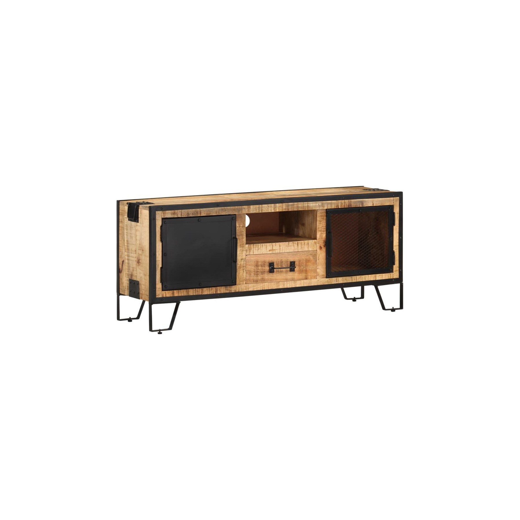 Meuble TV HELLOSHOP26 Meuble TV multimédia étagère télévision