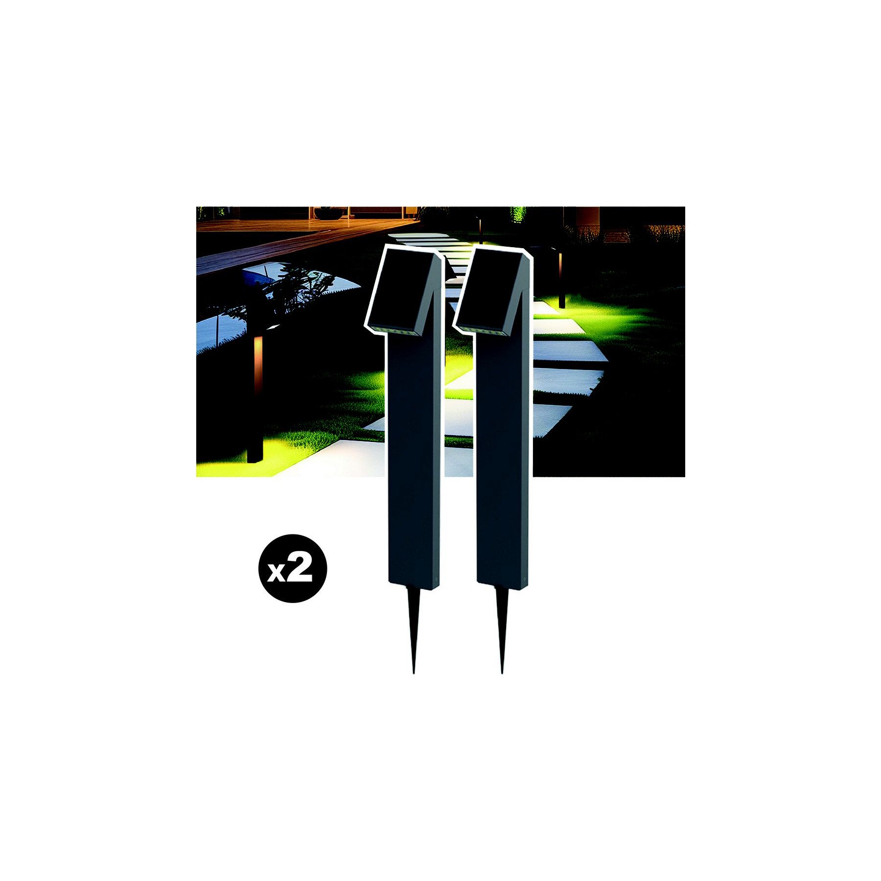 Balise solaire E.ZILIGHT EZIlight® Solar Way S15