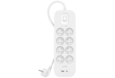 Parafoudre BELKIN 8 prises + USB-C et USB-A