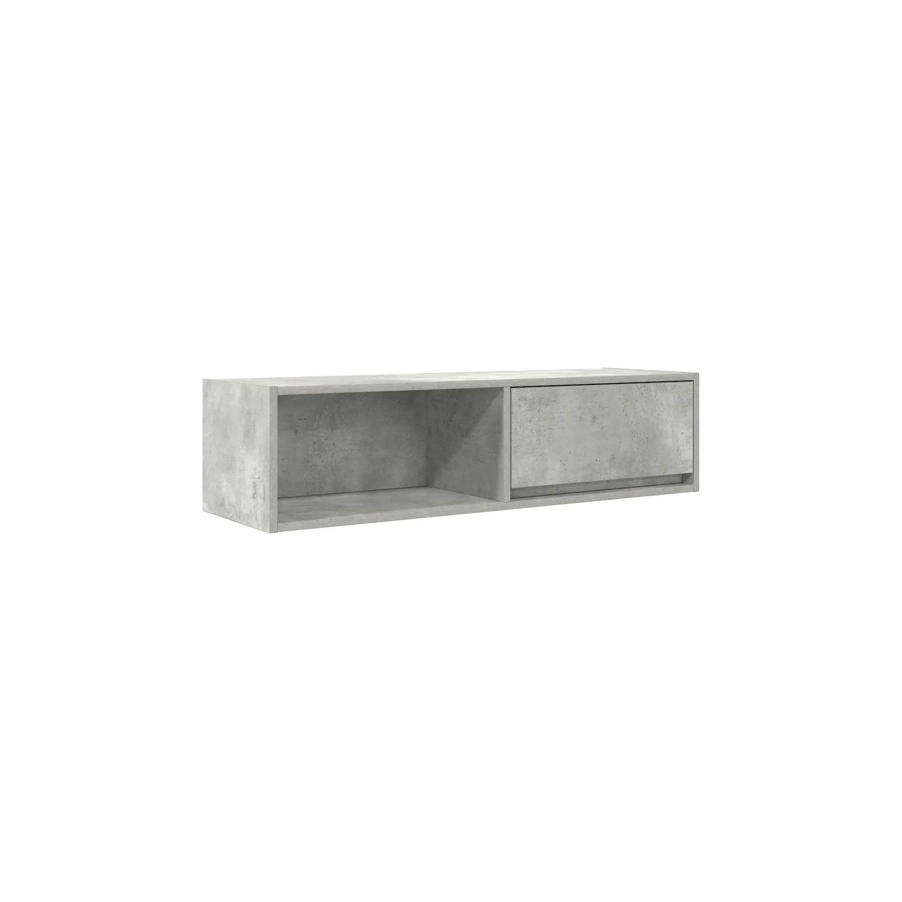 Meuble TV HELLOSHOP26 Meuble TV mural peu encombrant design mo