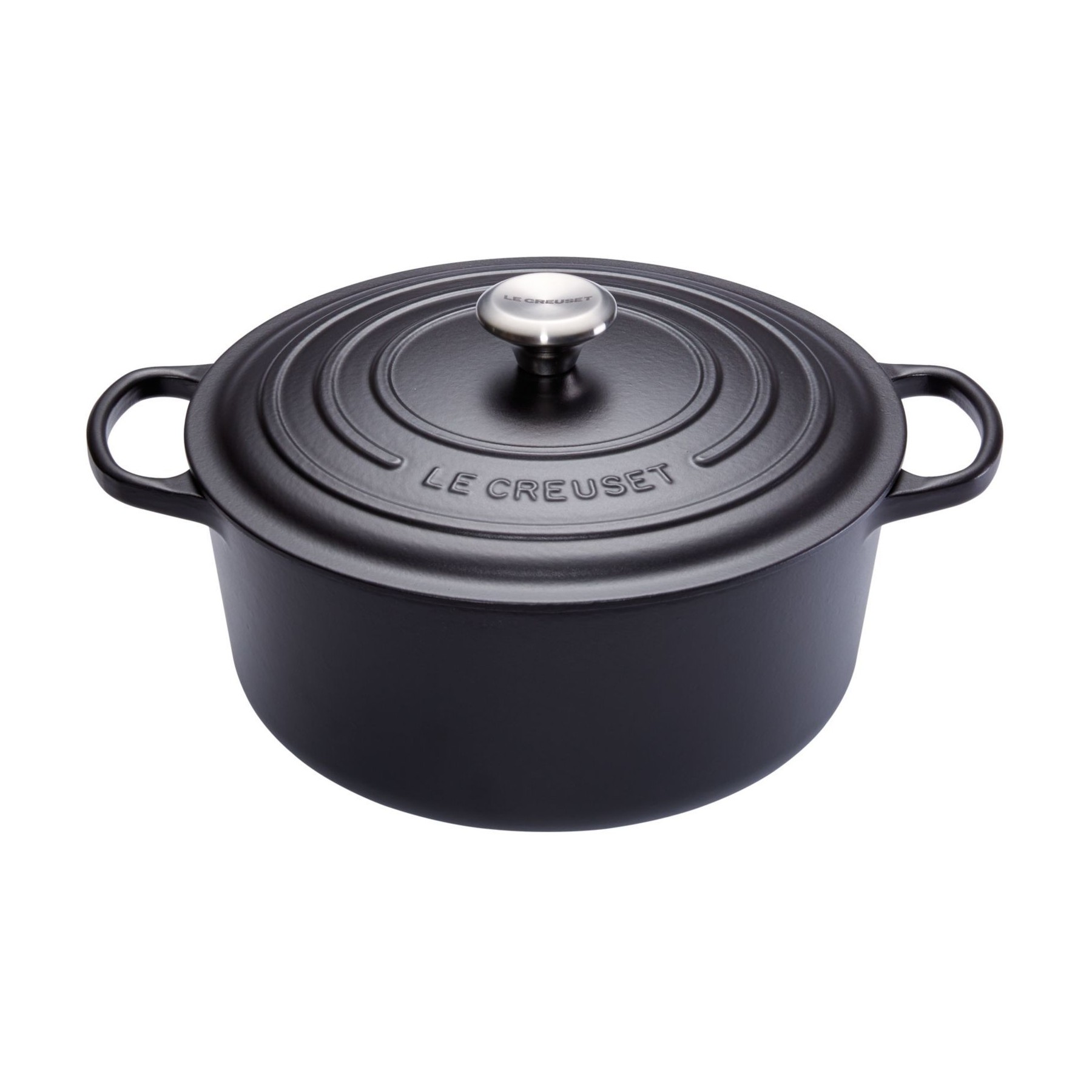 Cocotte LE CREUSET Signature noire diam 28 cm
