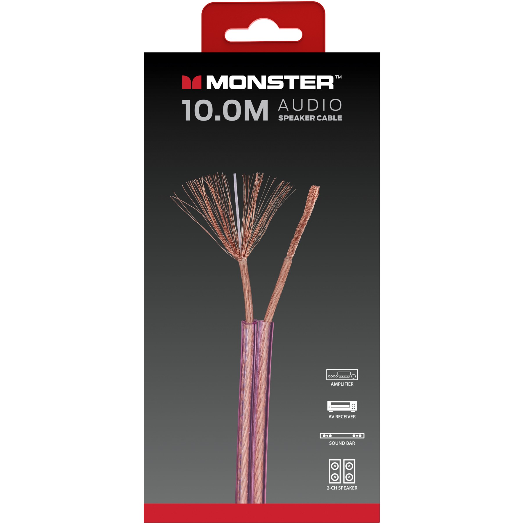 Câble Jack MONSTERCABLE AUDIO POUR HAUT-PARLEUR 10M