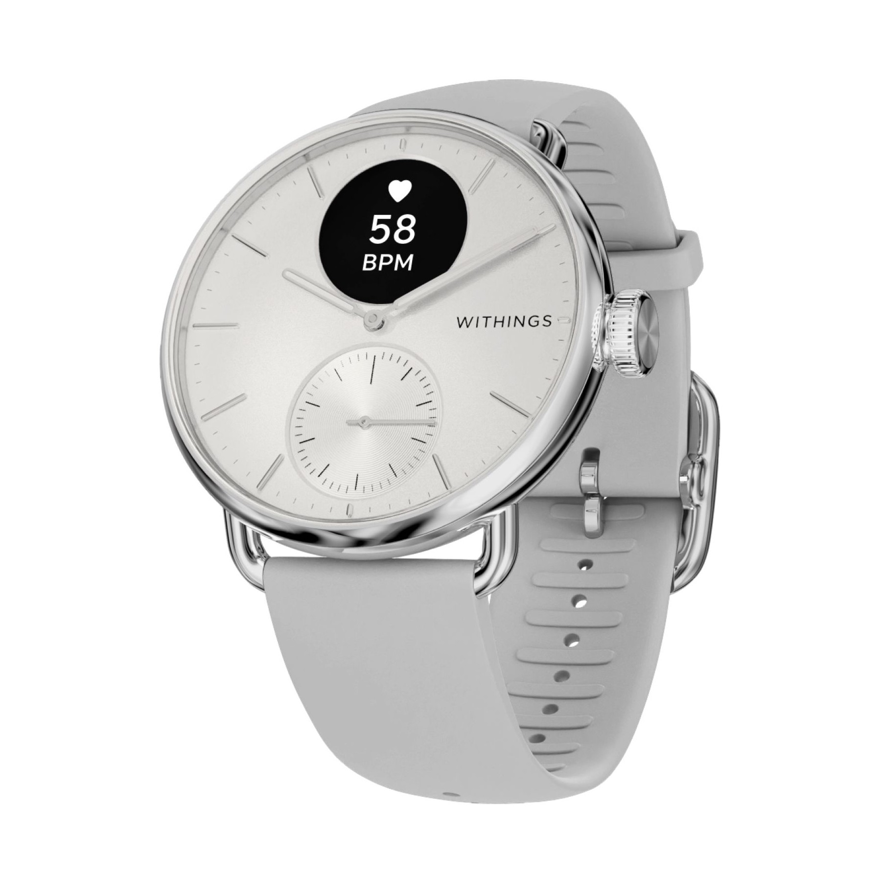 Montre santé WITHINGS Scanwatch 2 - 38mm Blanche