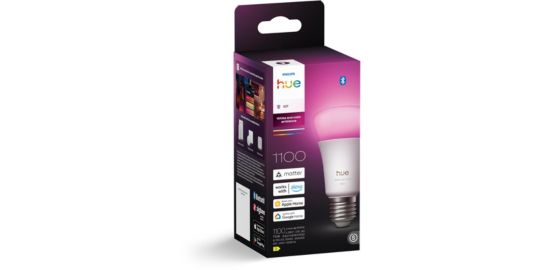 Ampoule LED connectée PHILIPS HUE E27 White&Color Ambiance 75W