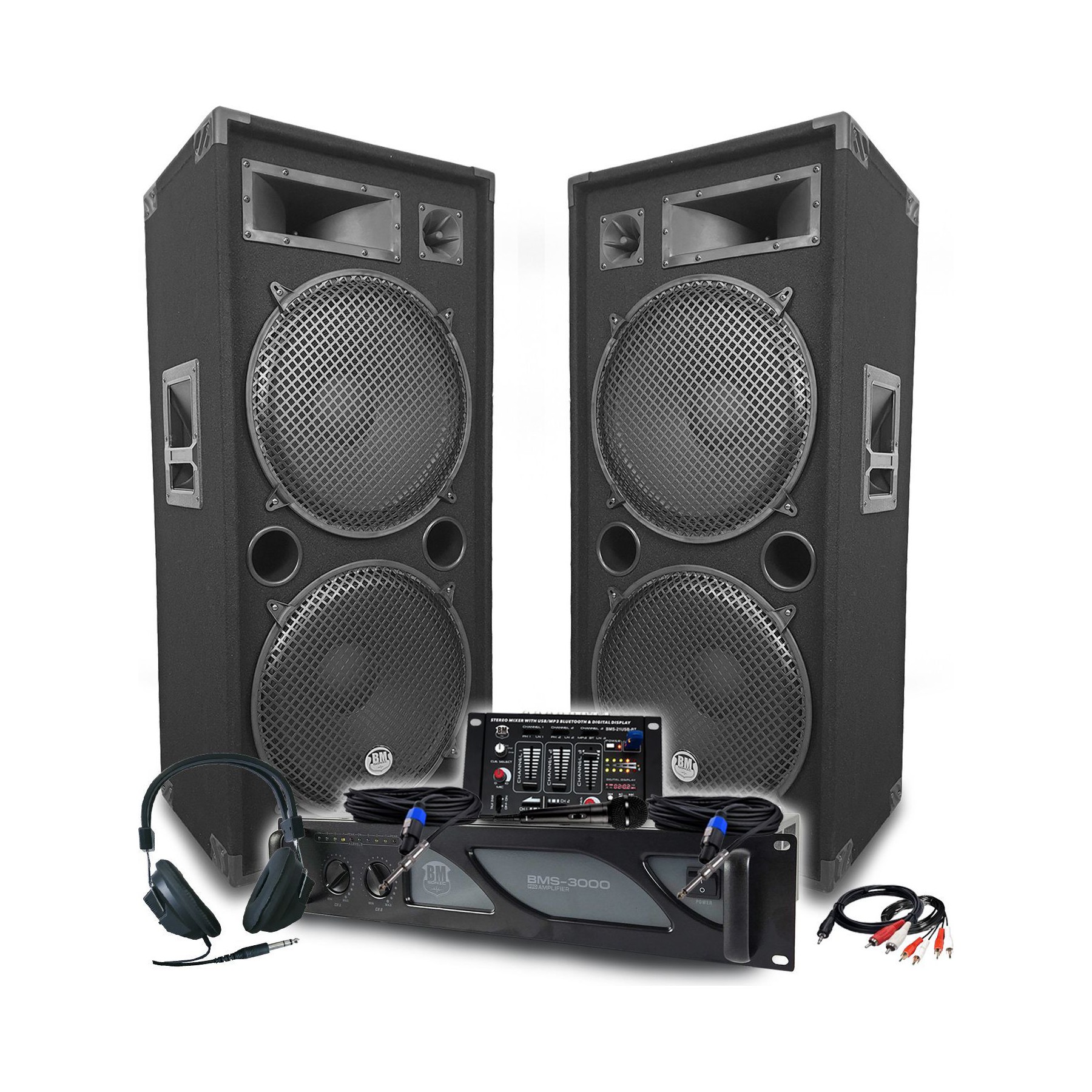 Pack sono BM SONIC Pack Sono DJ BM SONIC Amplificateur 3000