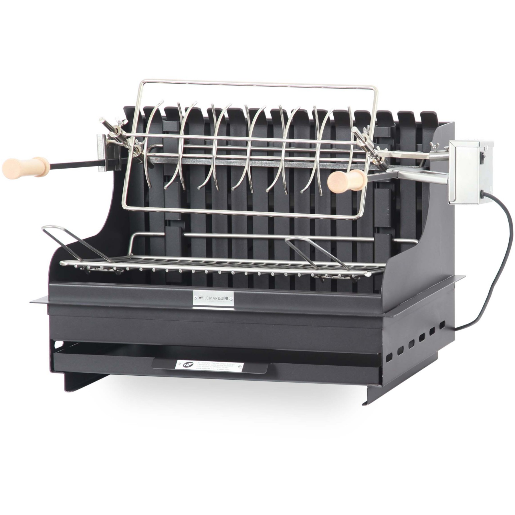 Barbecue charbon LE MARQUIER MENDY 54X32 ACIER GBC3640E