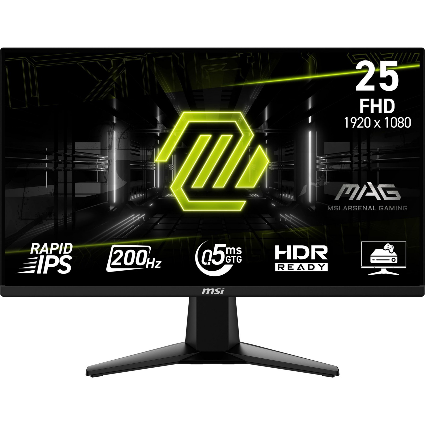 Ecran PC Gamer MSI MAG 255F E20 25" Full HD 200Hz IPS HDR10