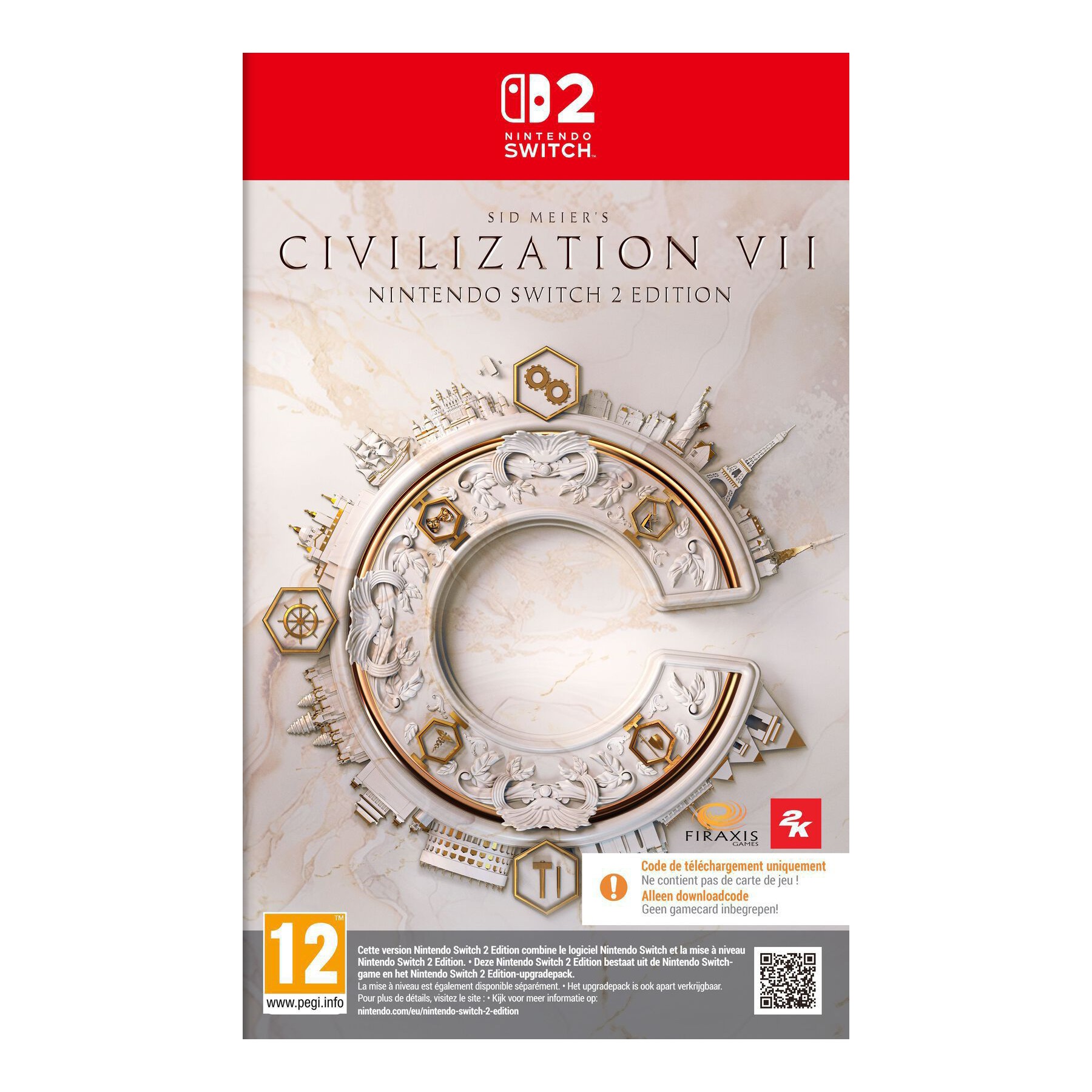 Jeu Switch 2 TAKE 2 Civilization VII (code De