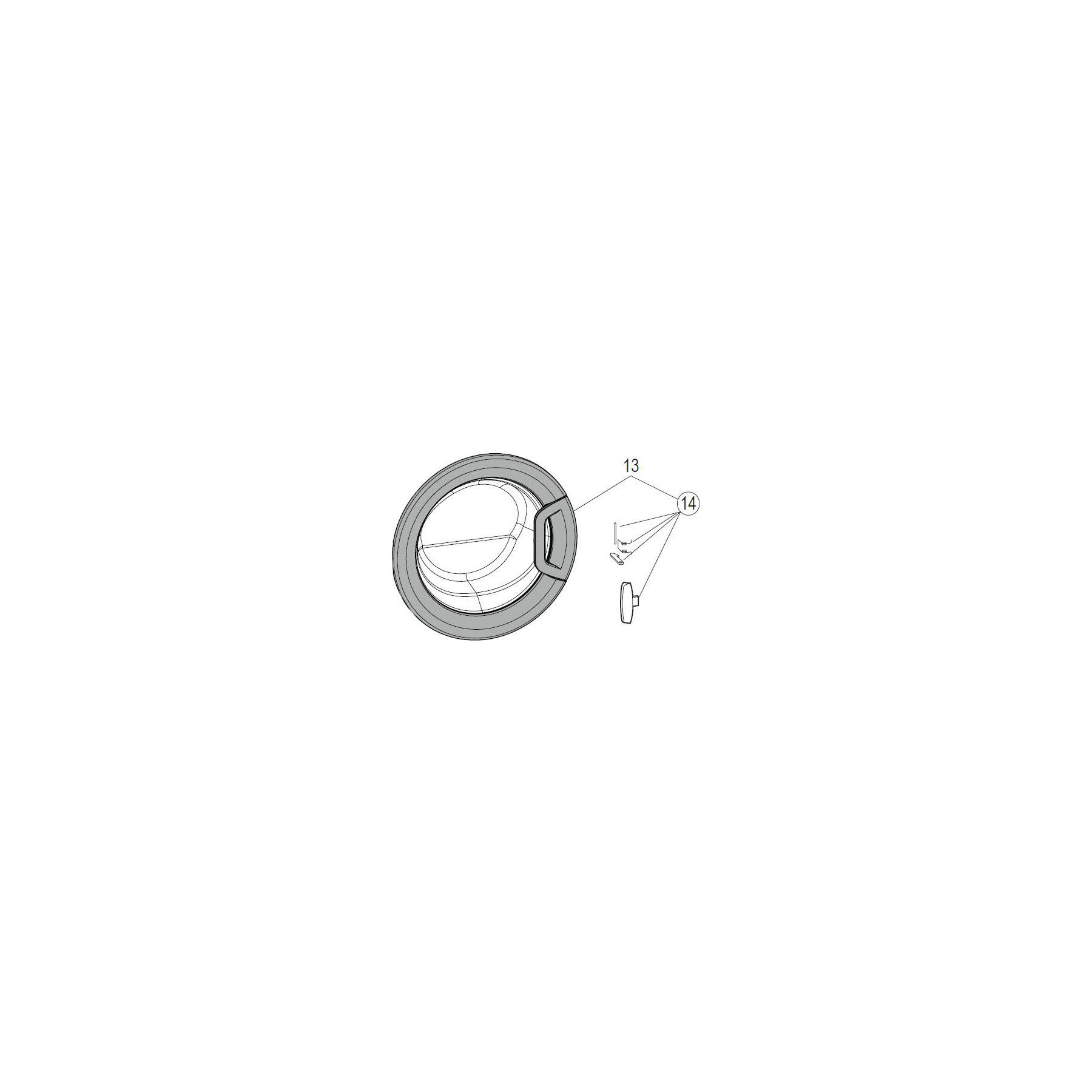 Hublot INDESIT hublot complet hp/ar wd cromato futura