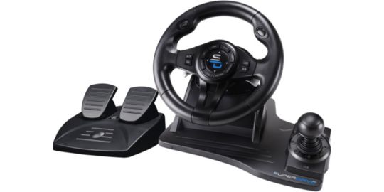 Volant + Levier de vitesses + Pédalier SUBSONIC GS 550 RACING WHEEL
