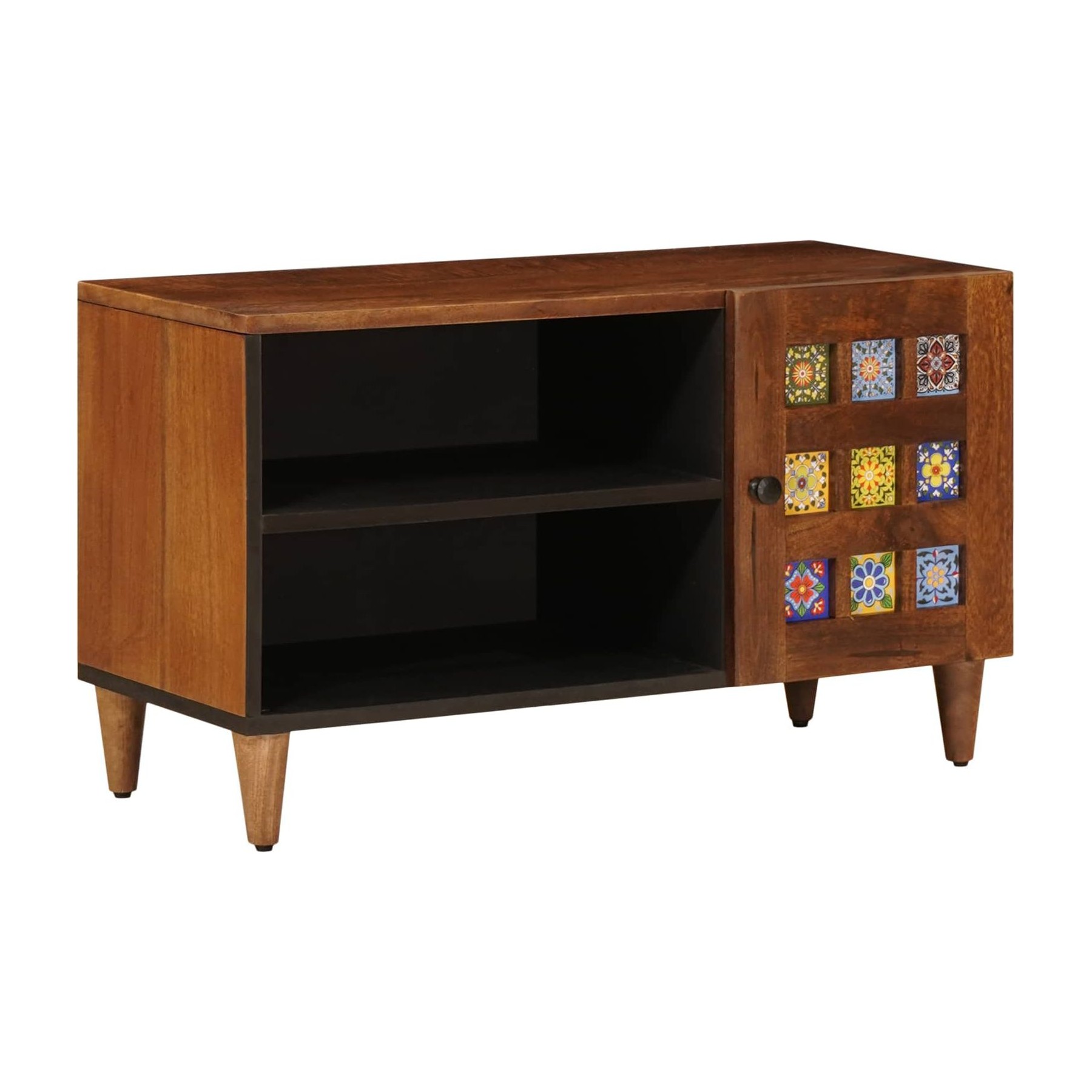 Meuble TV HELLOSHOP26 Meuble TV moderne minimaliste rangement