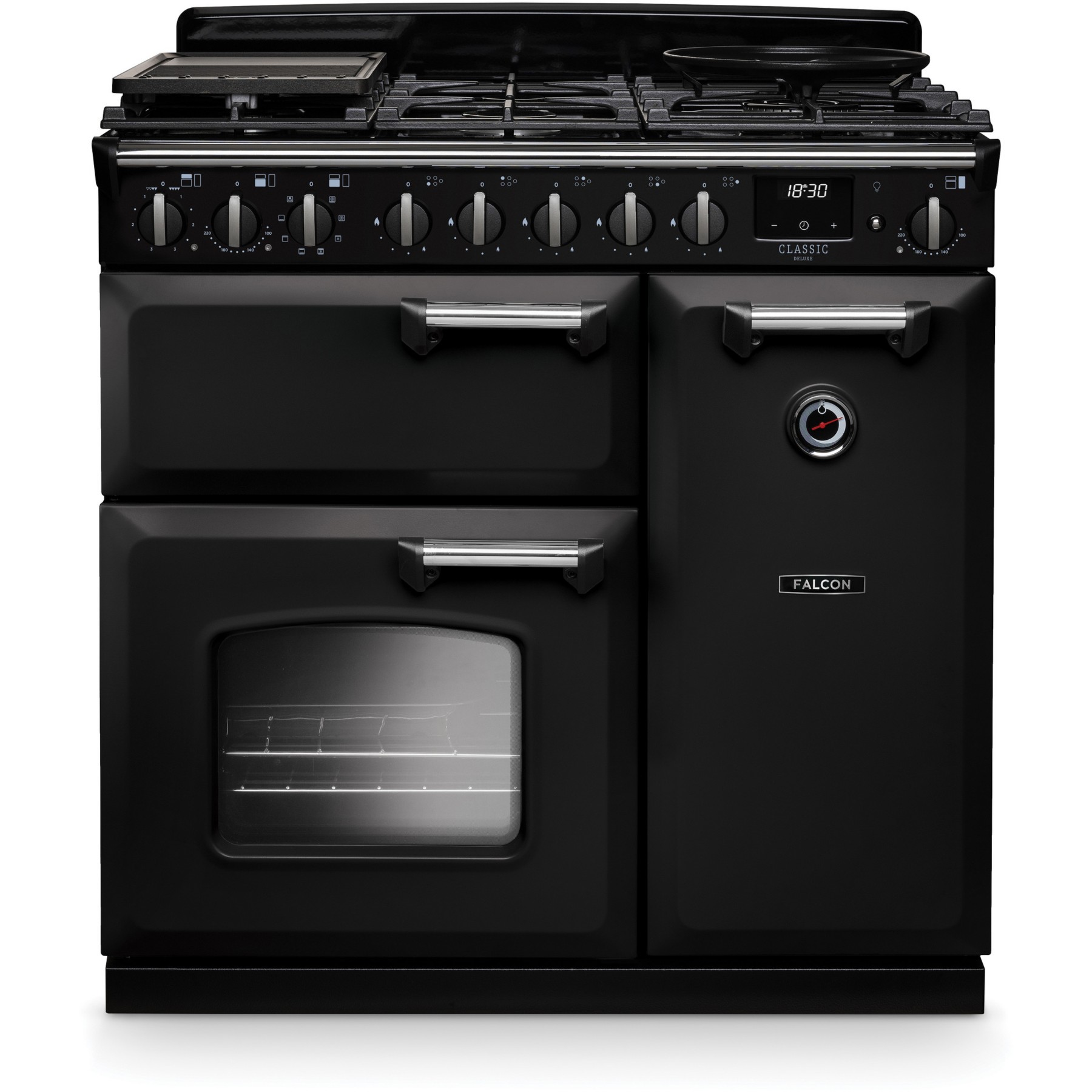 Piano de cuisson gaz FALCON NGC TAB GAZ 90 CM CHARBON CHROME