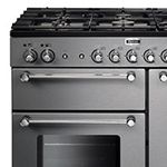 Piano de cuisson gaz FALCON KITCHENER 100 Mixte INOX CHROME