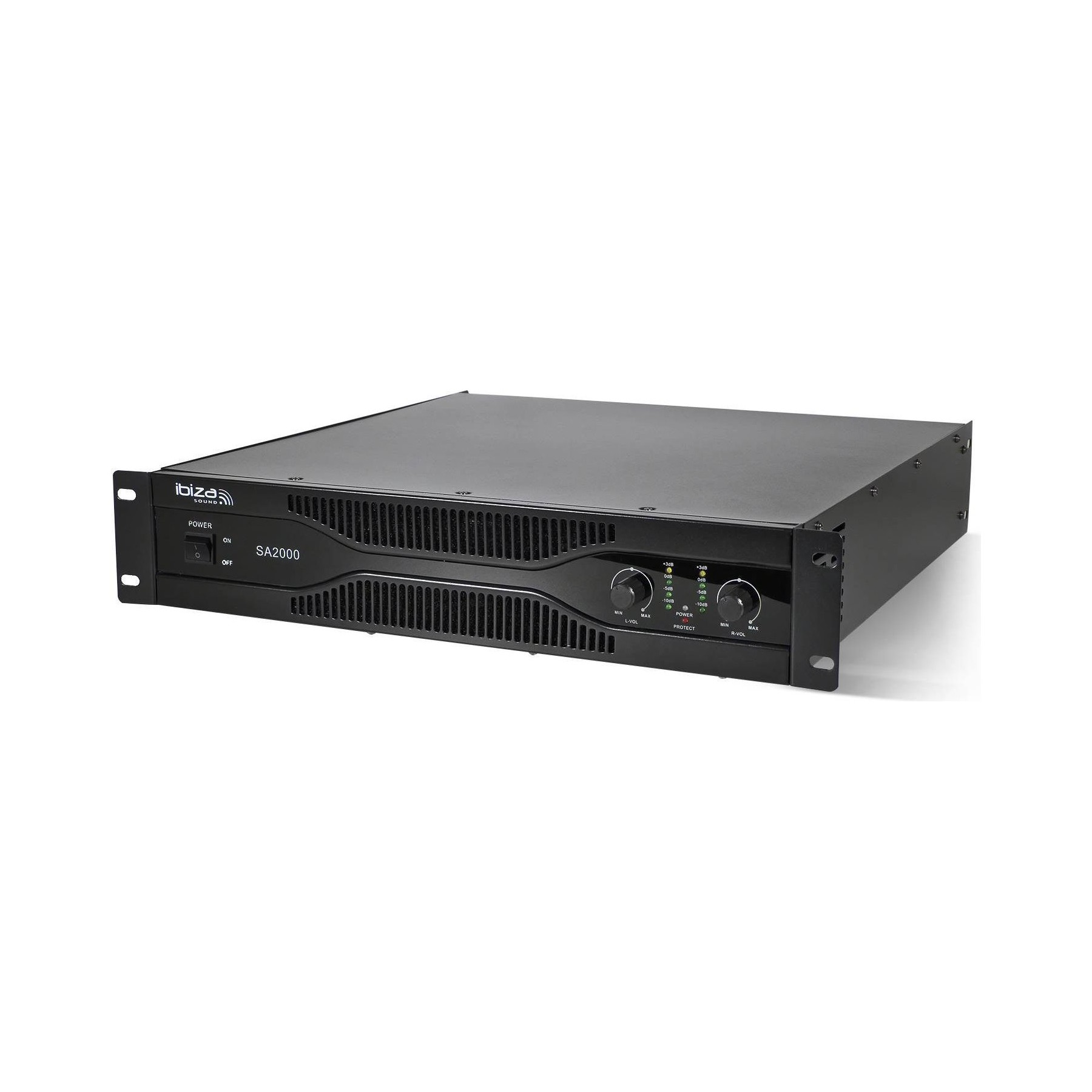 Pack sono IBIZA Amplificateur sono 2 x 1000W rack 19" XL