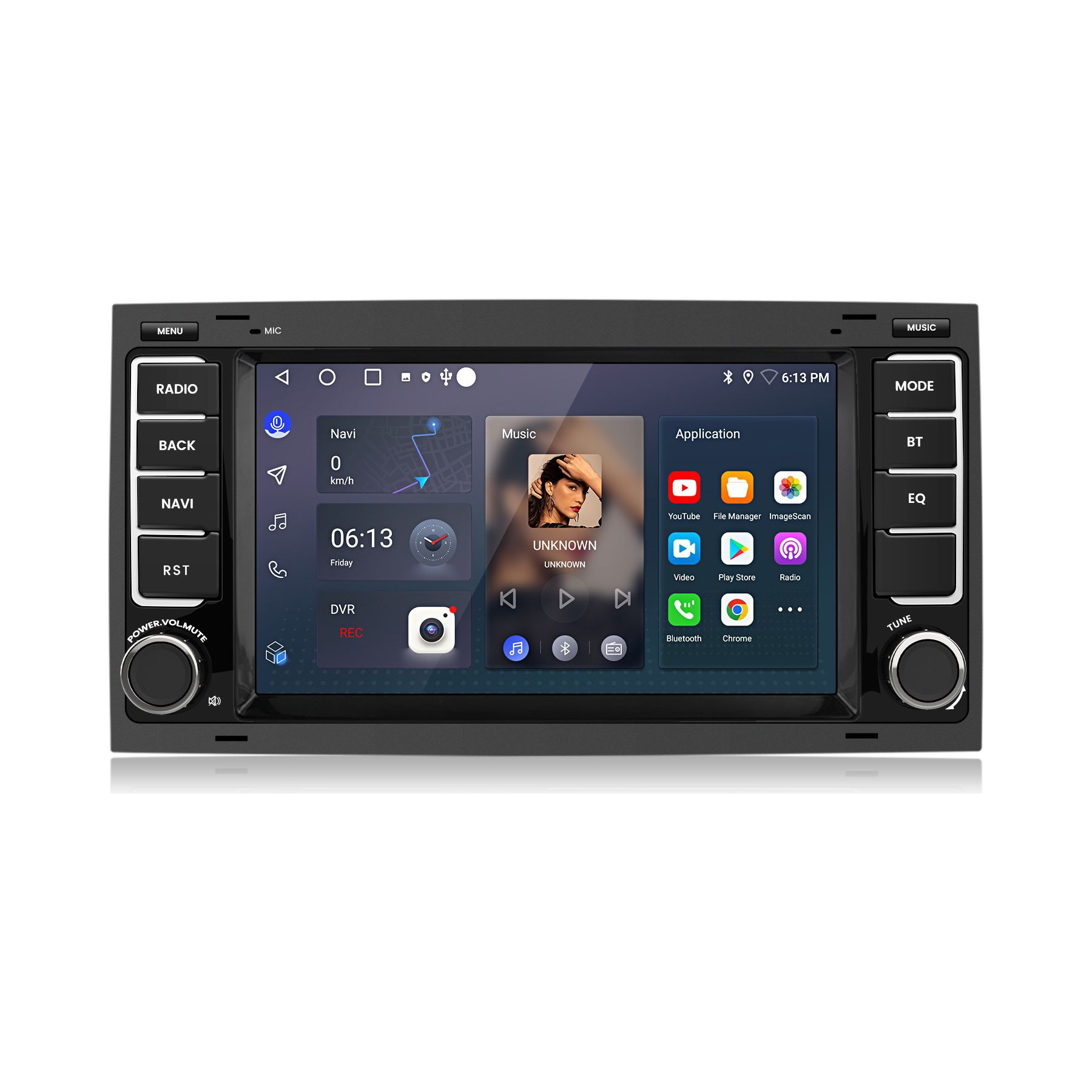 Autoradio connecté JUNSUN pour VW T5 Multivan Transporter Carplay