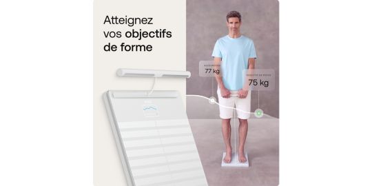 Pèse personne connecté WITHINGS Body Scan Blanche