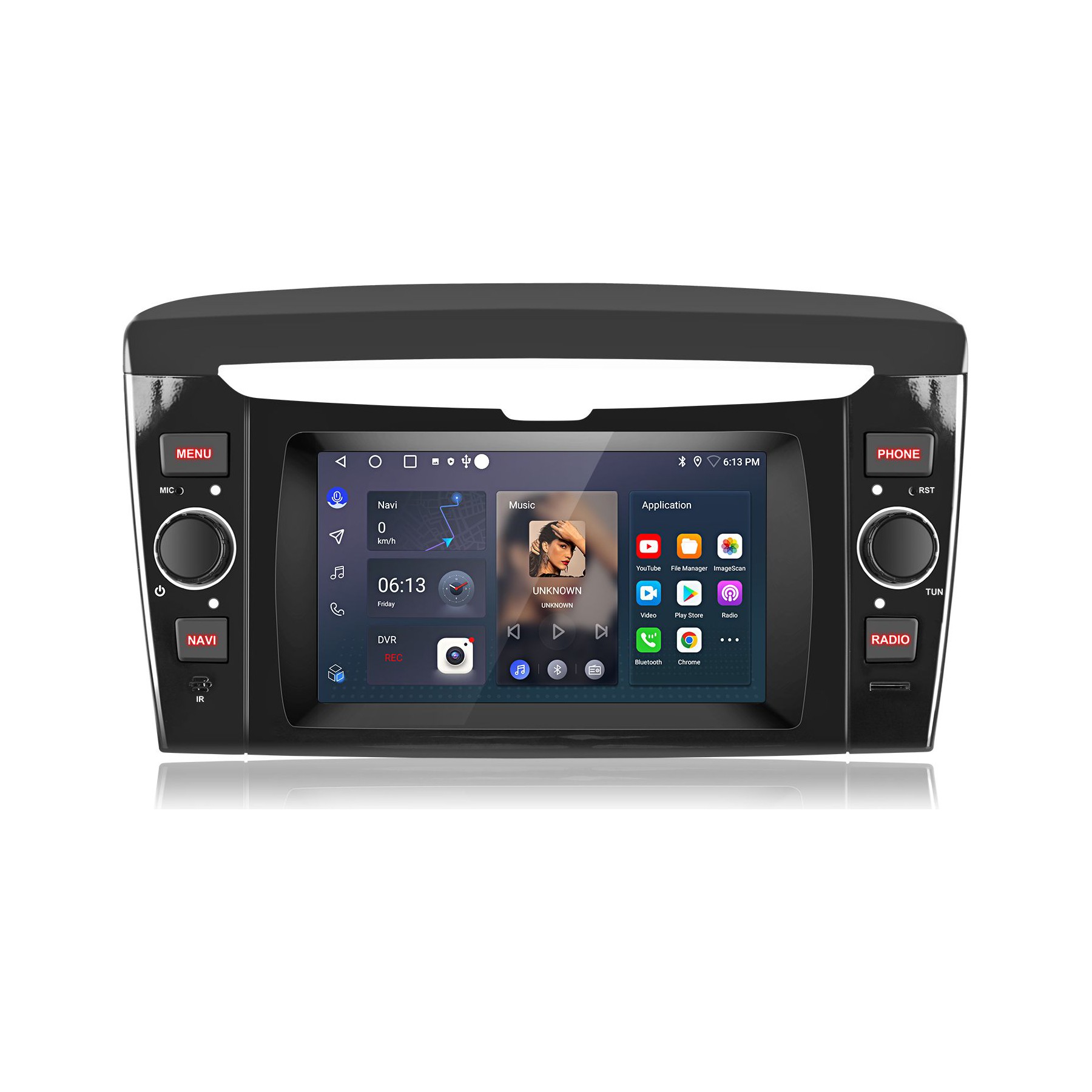 Autoradio connecté JUNSUN pour Lancia Ypsilon 312 2012-2020 2+64G