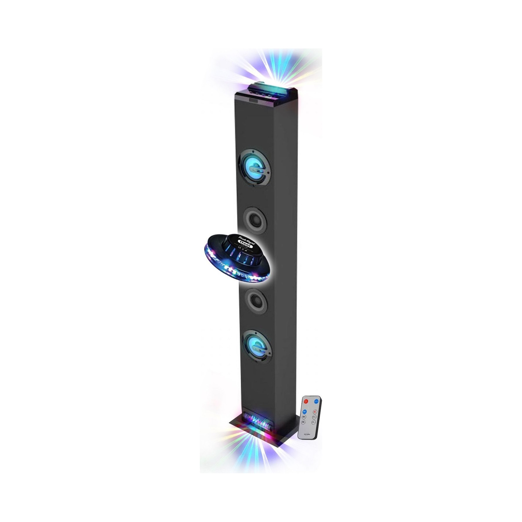 Enceinte Bluetooth INOVALLEY Tour de son INOVALLEY HP58BTH - Lumière