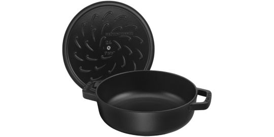Sauteuse STAUB Chistera 28cm noir mat