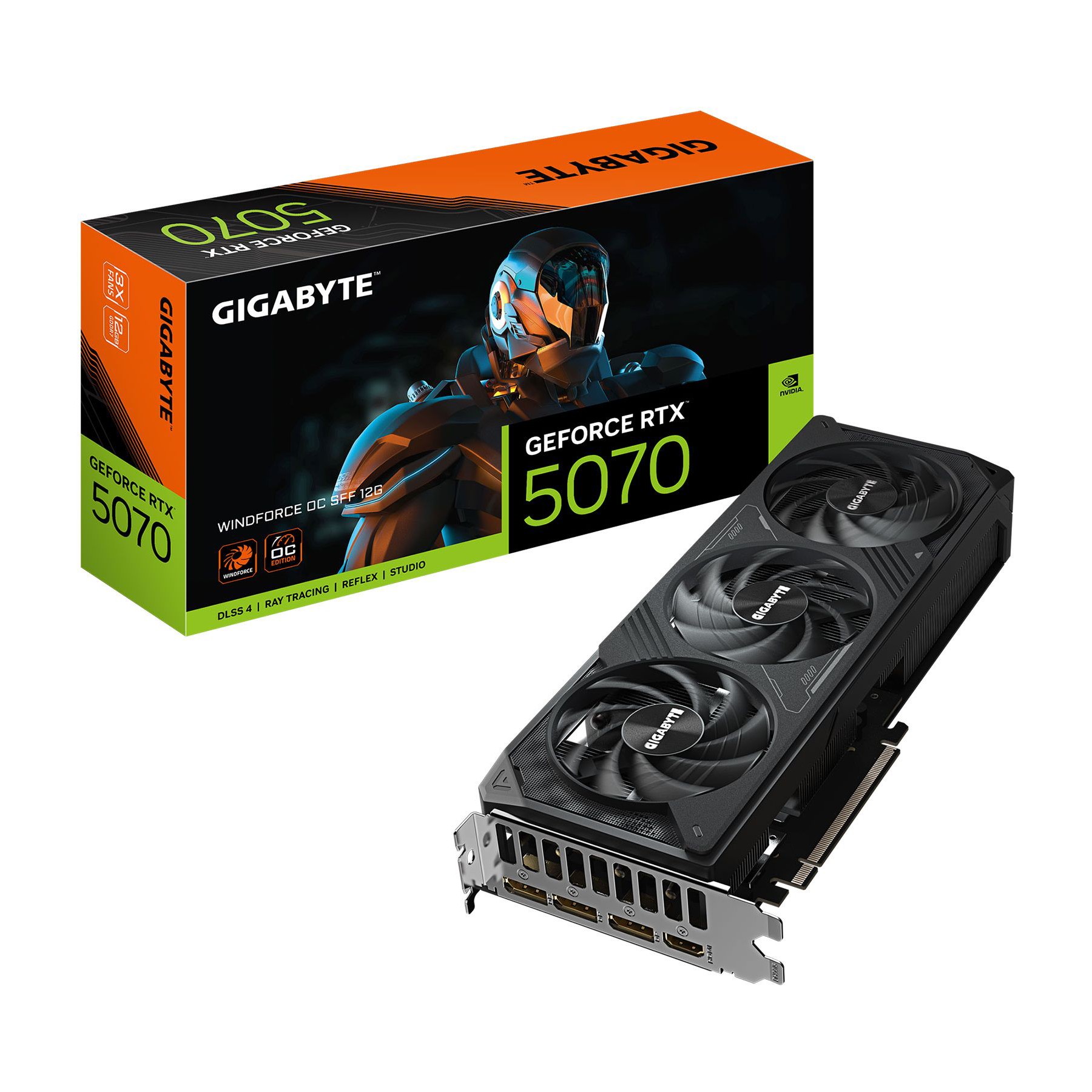 Carte graphique GIGABYTE Gigabyte GeForce RTX 5070 WINDFORCE OC S