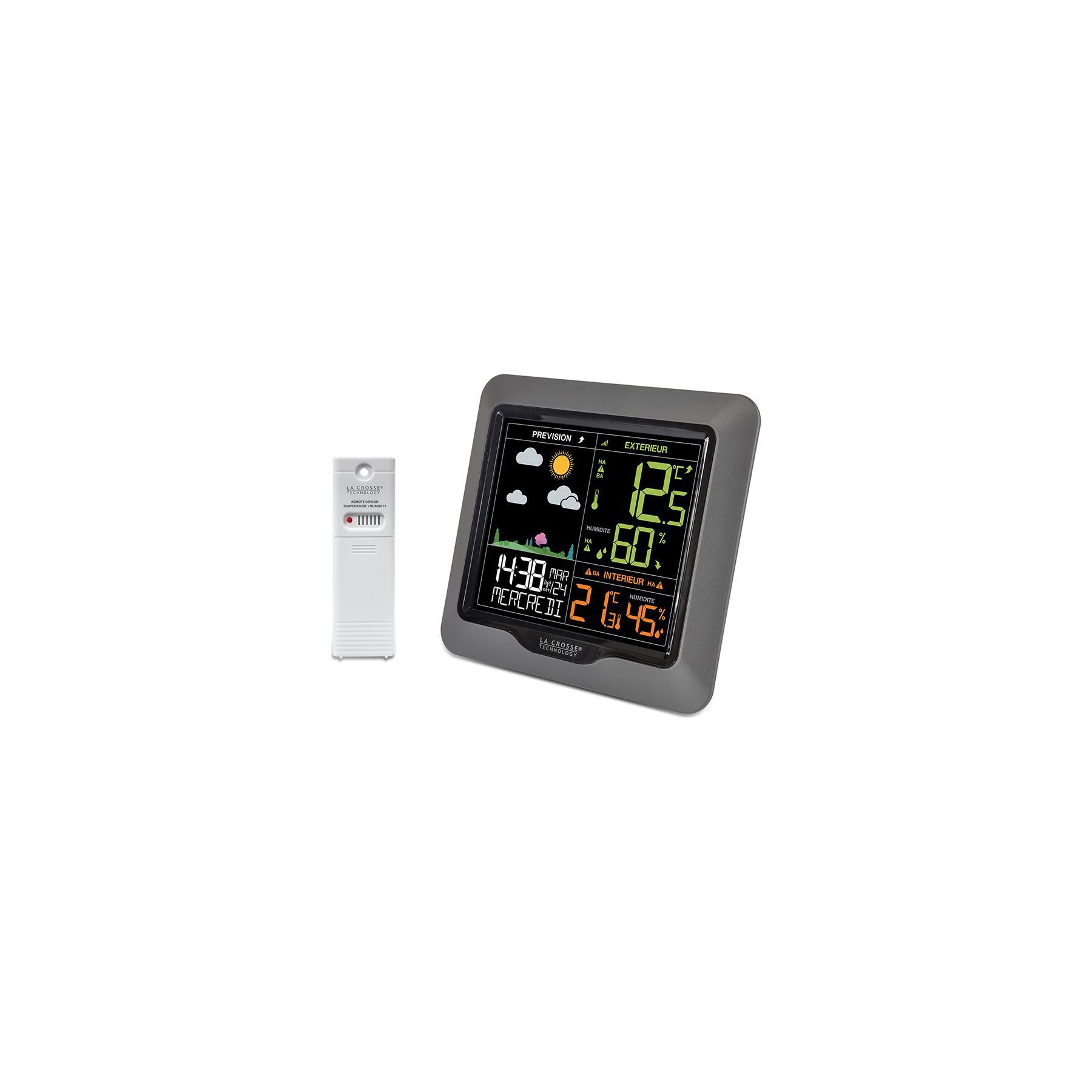 Station météo LA CROSSE TECHNOLOGY WS6822-SILVER
