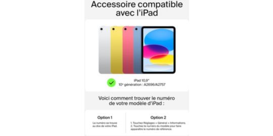 Clavier tablette BELKIN Everyday iPad 10,9" (10e gén.)