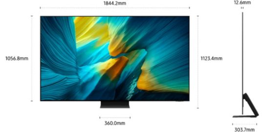 TV OLED SAMSUNG TQ83S95F 2025