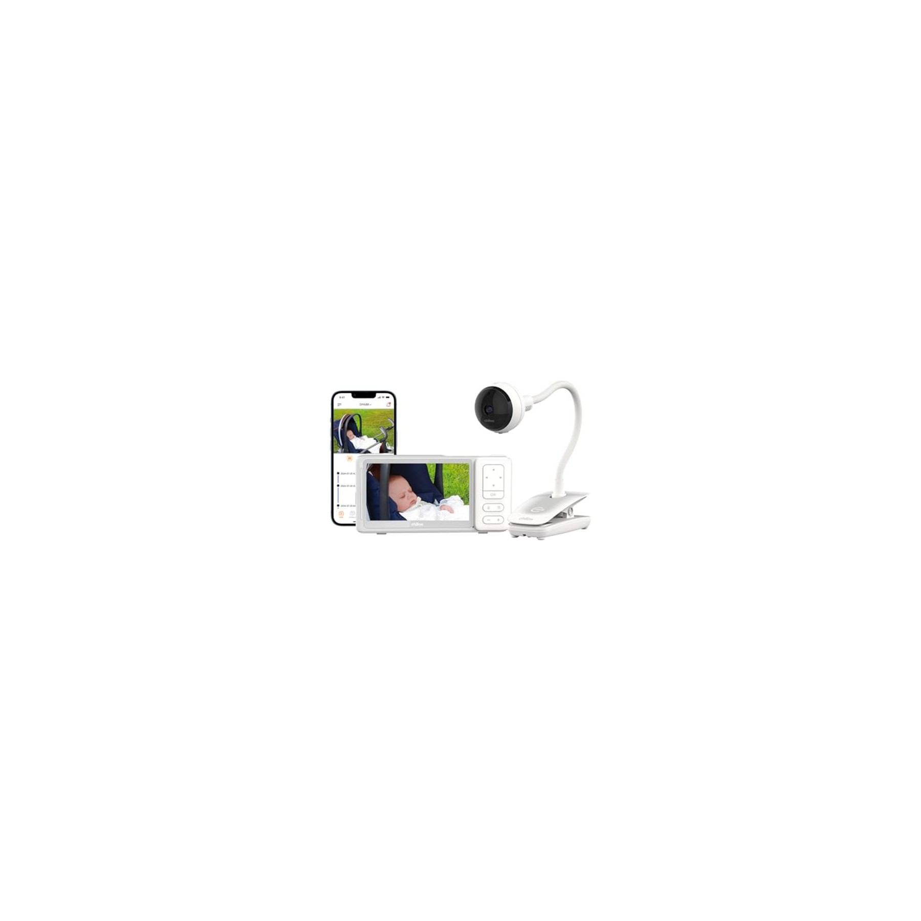 Babyphone CHILLAX CARE Babyphone EU - Écran 5 pouces