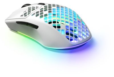Souris Gamer Sans Fil STEELSERIES Aerox 3 Wireless (2022) Snow