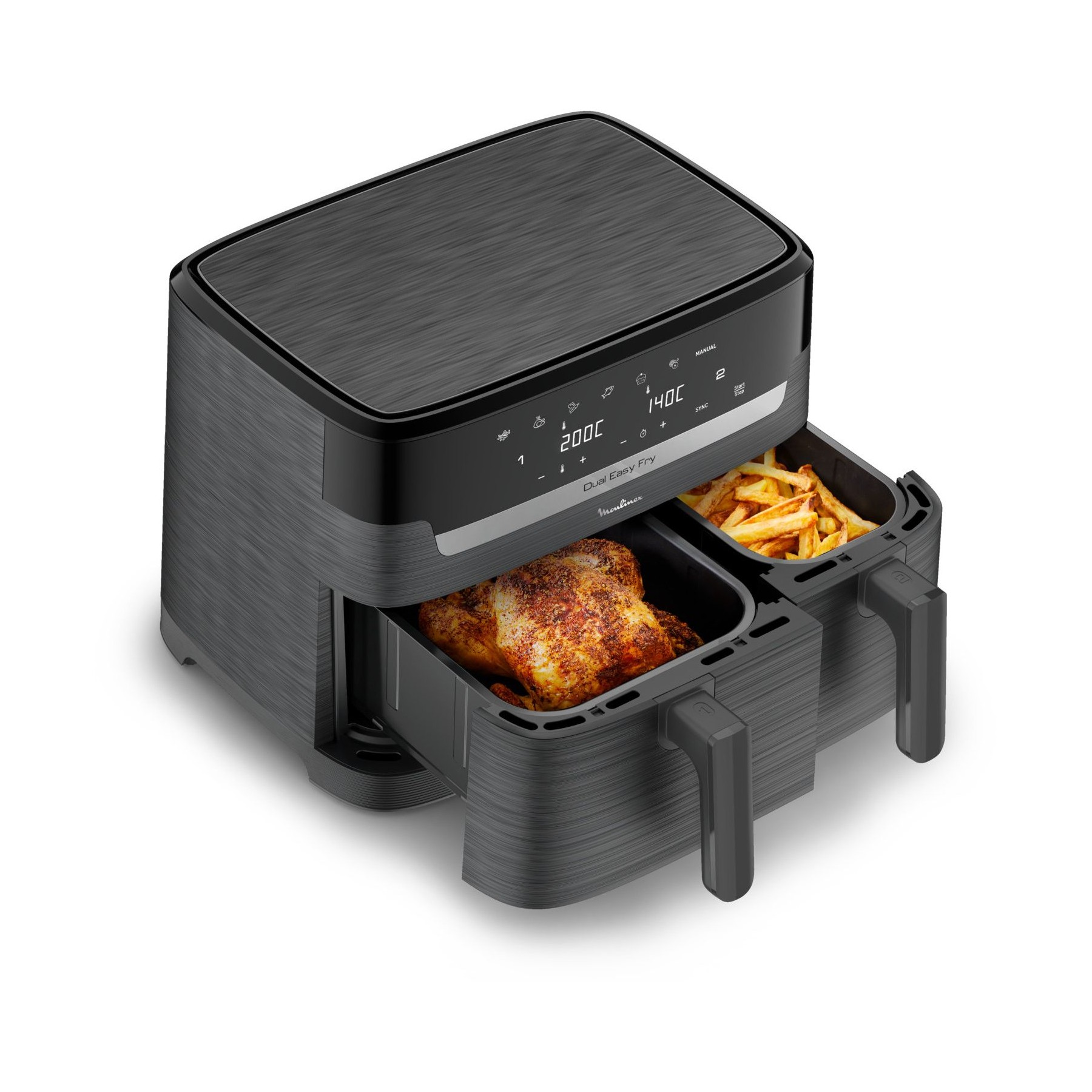 Friteuse sans huile MOULINEX Dual Easy Fry 8.3 L EZ901H20