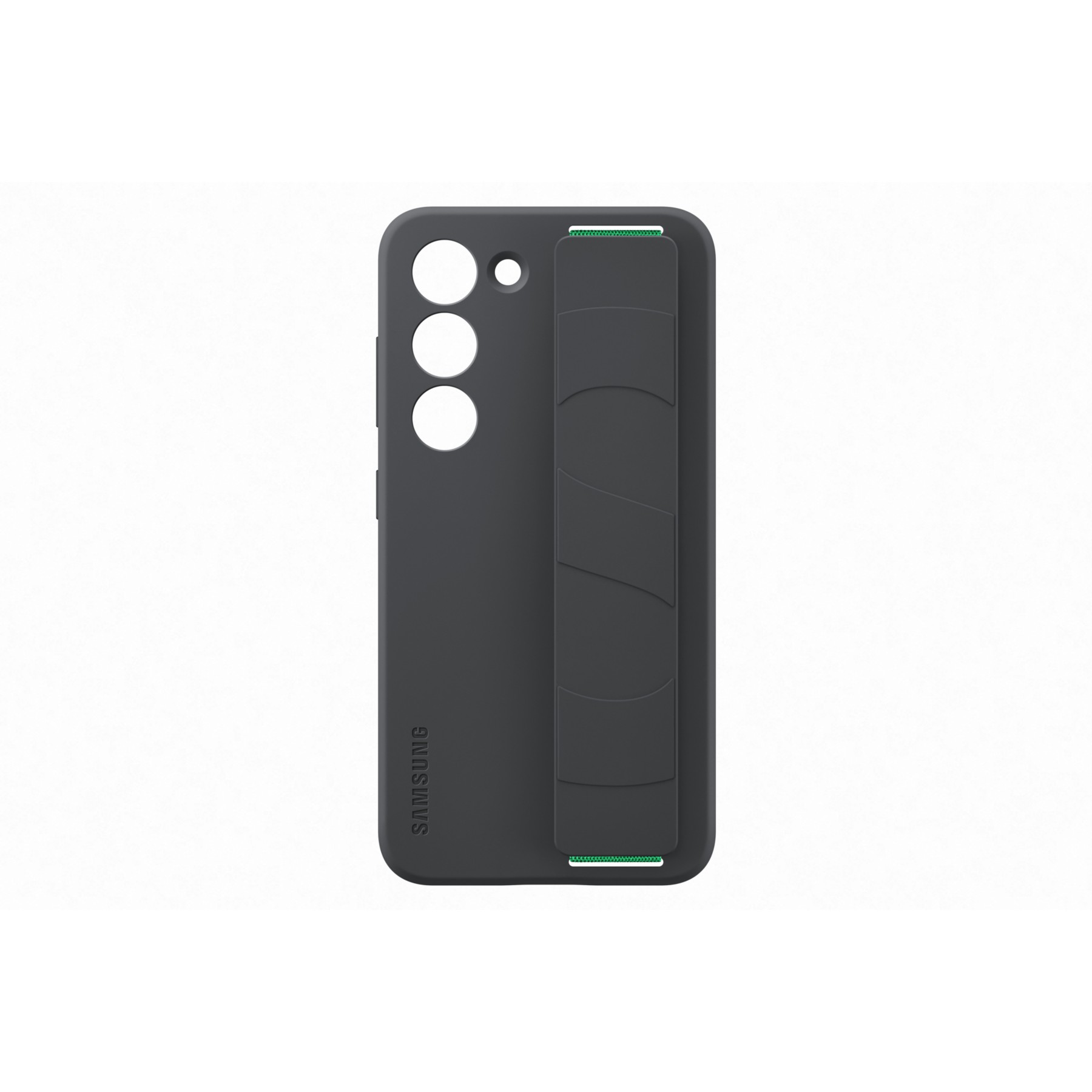 Coque SAMSUNG S23 Silicone avec laniere Noir