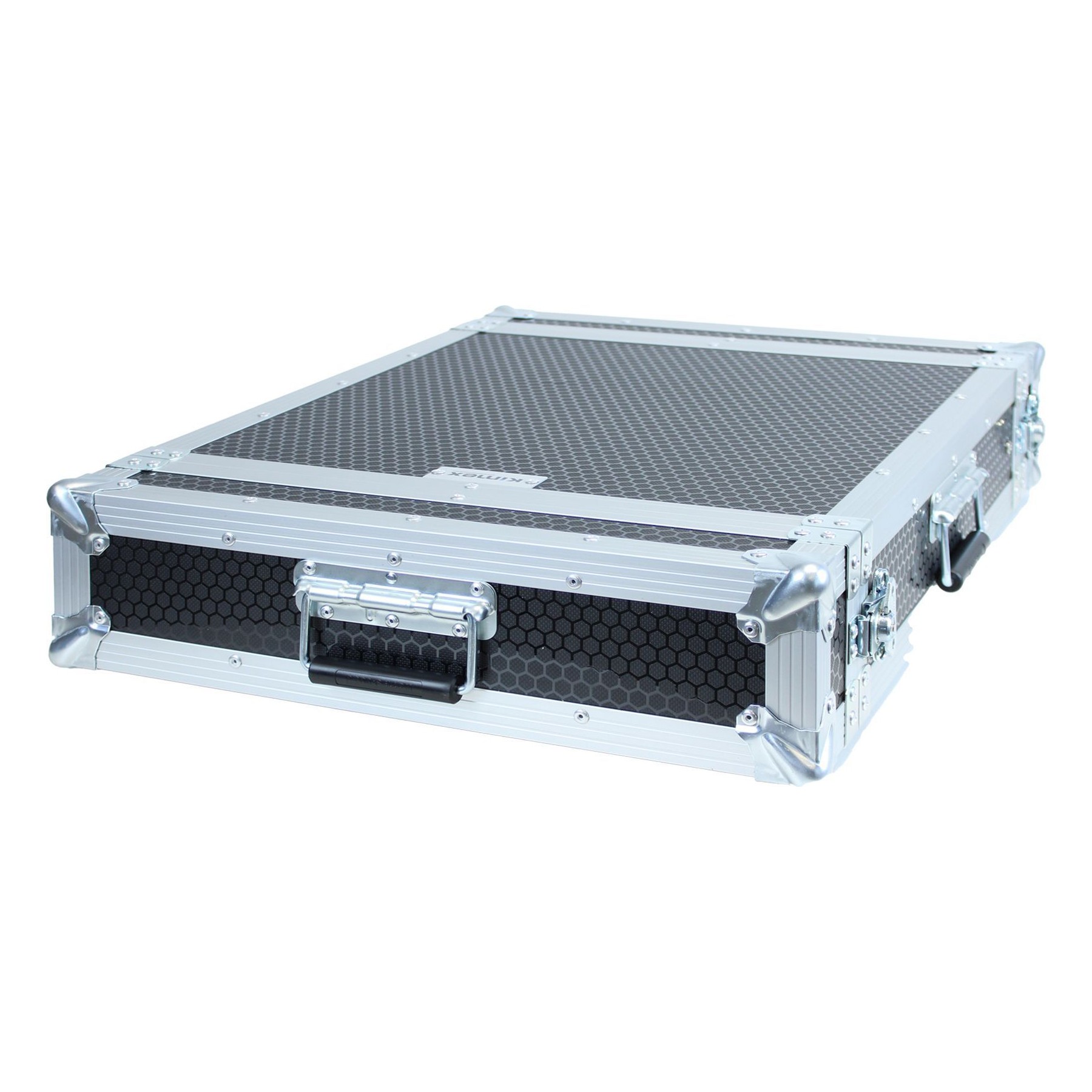 Flight case KIMEX rack case 19", Capacité 2U, Double porte