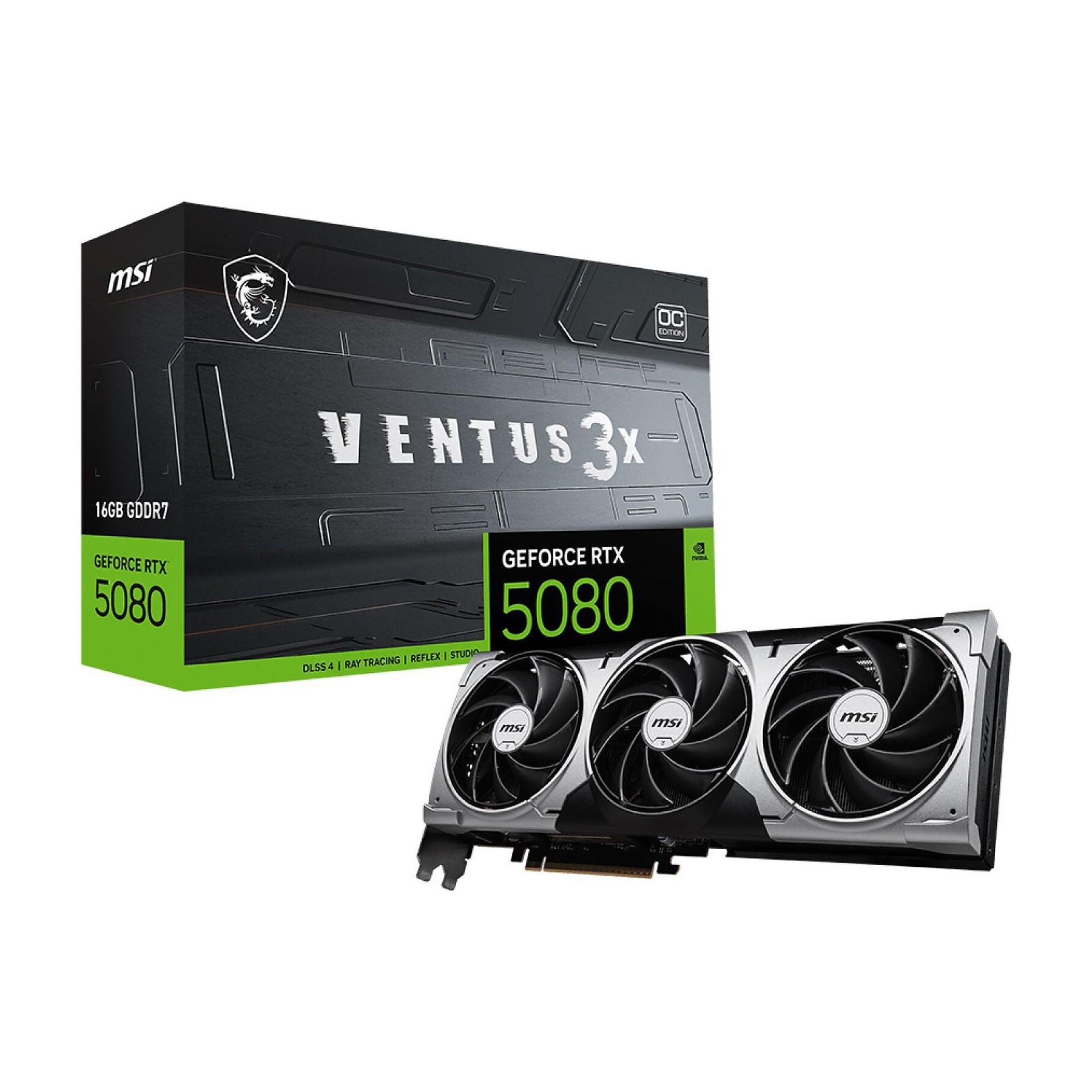 Carte graphique MSI GeForce RTX 5080 16G VENTUS