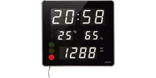 Capteur ORIUM Mesureur de CO2 & horloge Quaelis 18