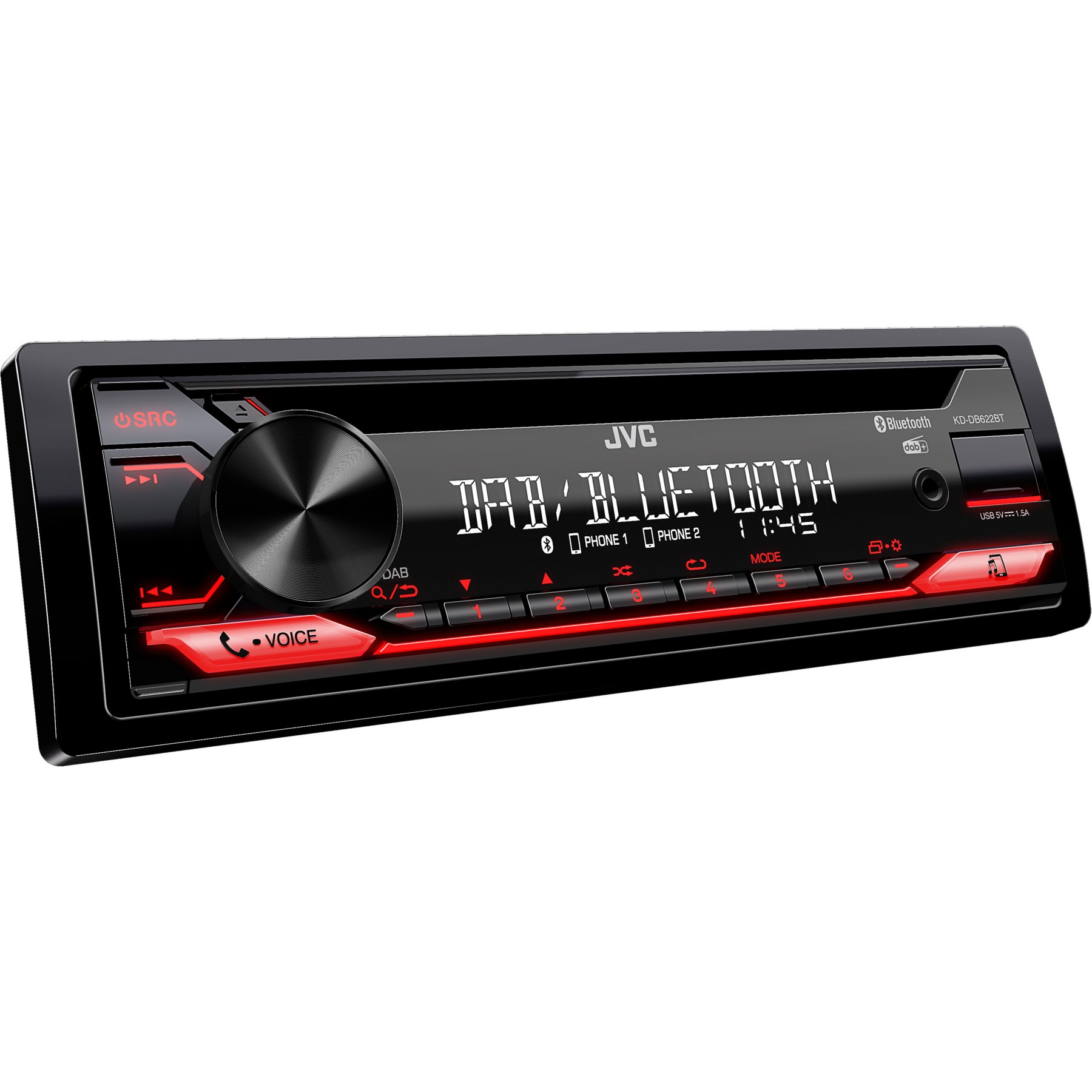 Autoradio JVC KD-DB622BT