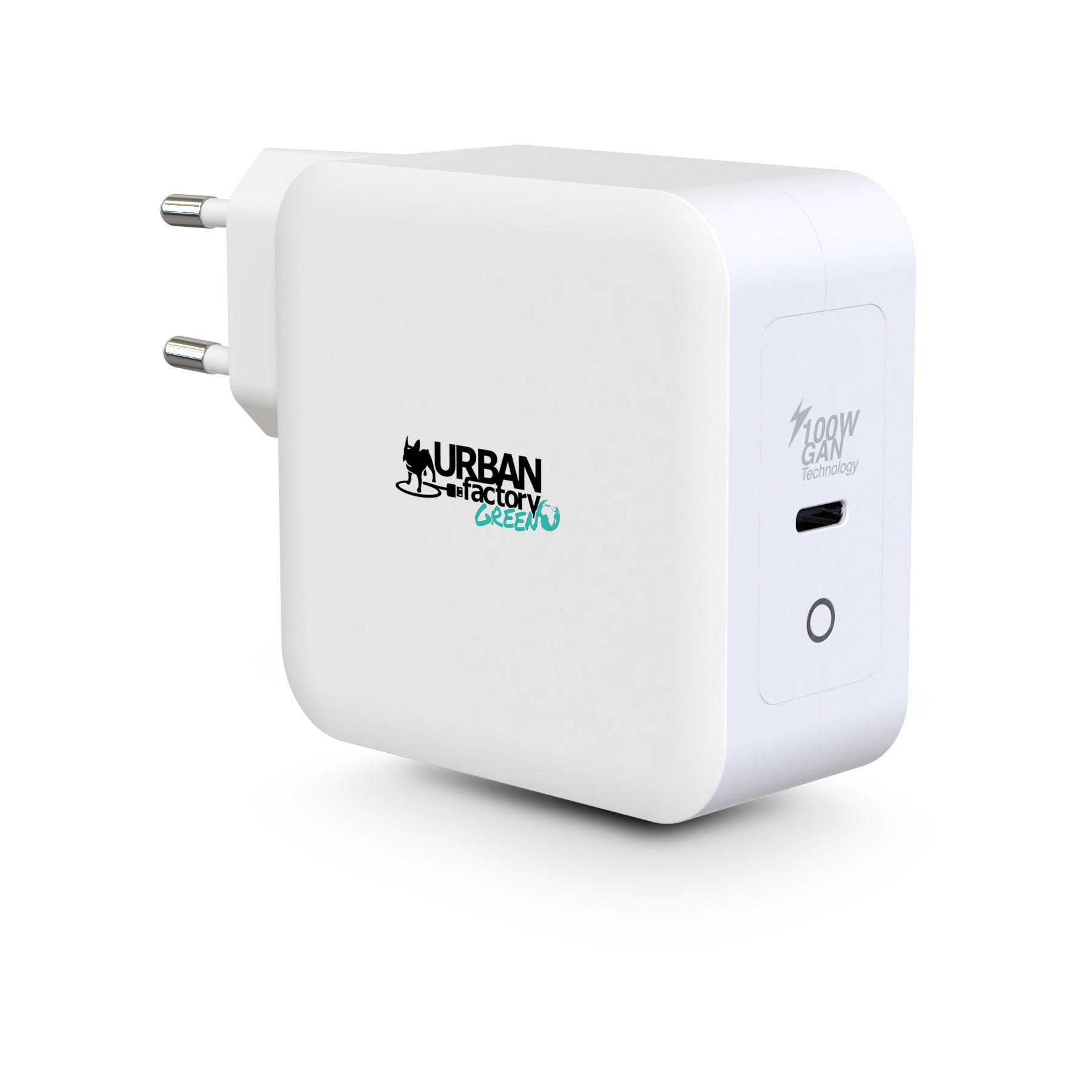 Chargeur ordinateur portable URBAN FACTORY 100W USB-C + Cable USB-C 2M