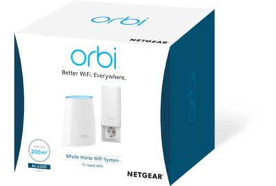 Routeur Wifi NETGEAR ORBI PACK ROUTEUR+SATELLITE RBK30-100PES