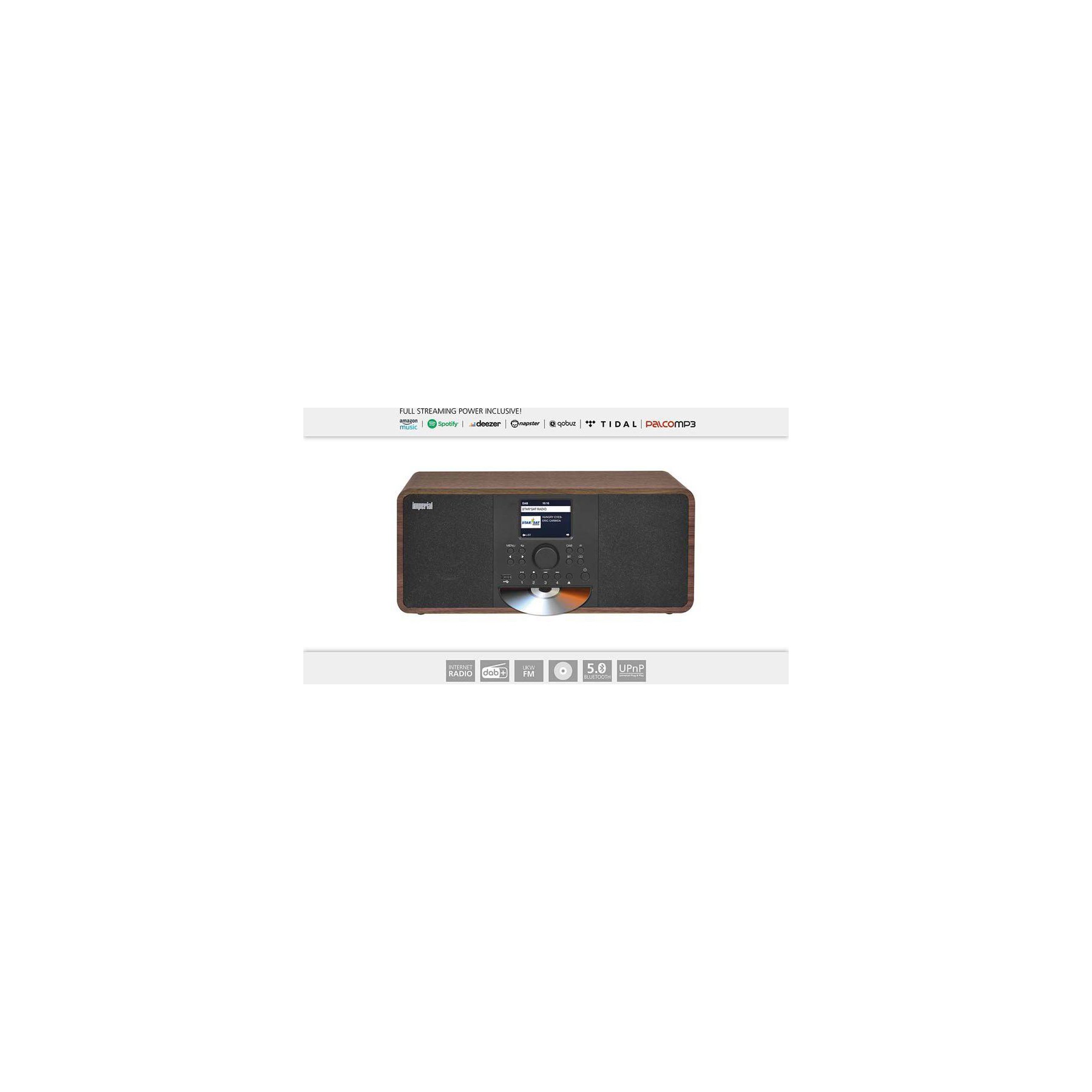 Radio DAB IMPERIAL Radio DAB+ DABMAN i150 hybride Noir