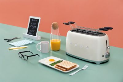 Grille-pain SMEG TSF02CREU crème