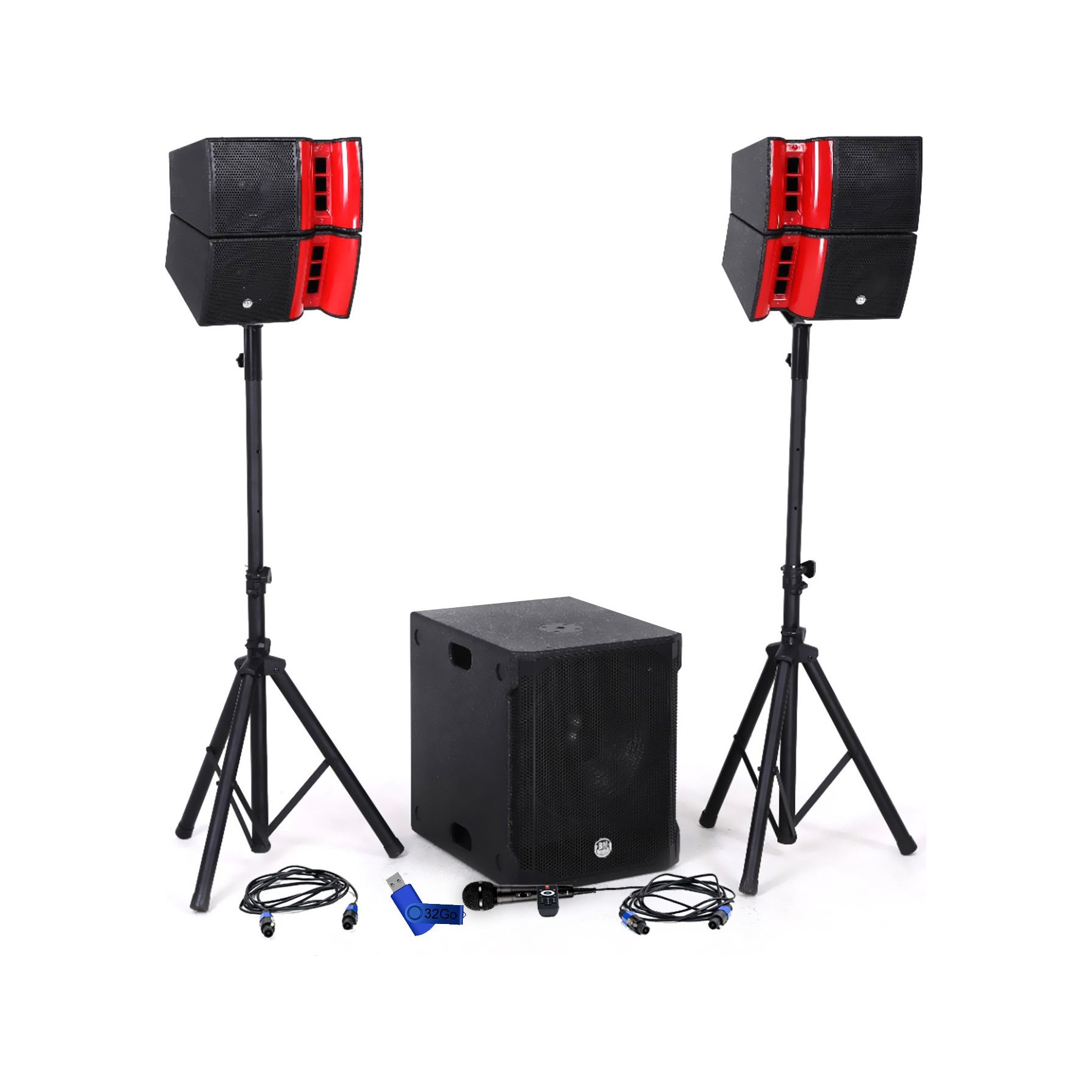 Pack sono BM SONIC Pack Sonorisation DJ complet BM SONIC BM