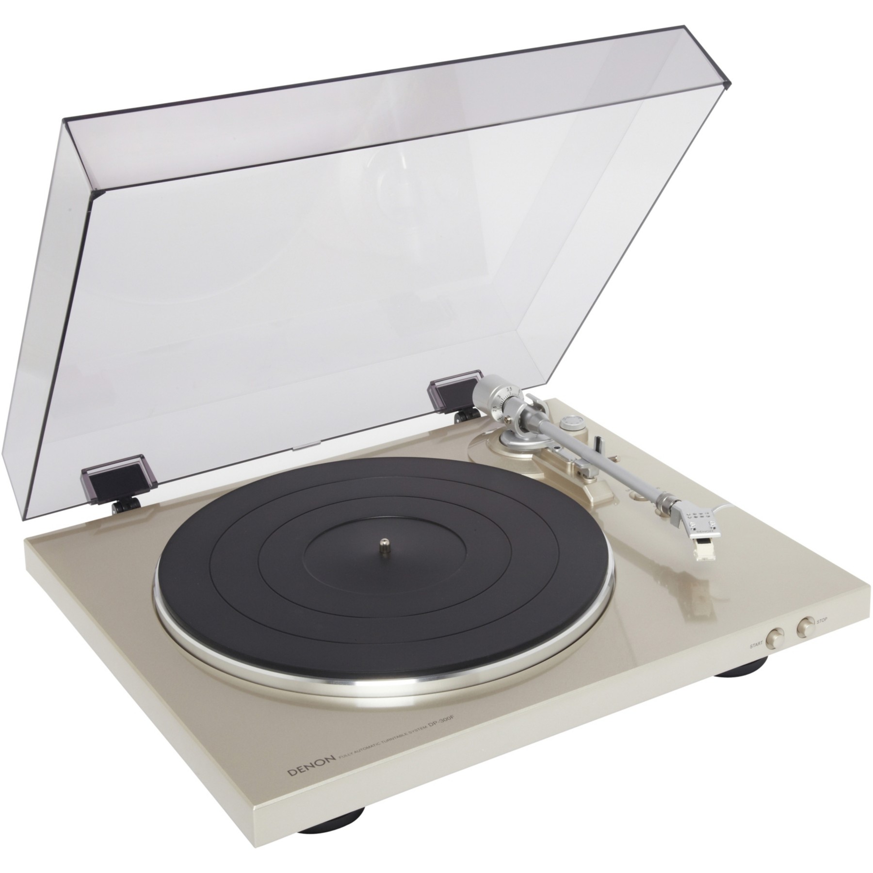 Platine vinyle DENON DP 300F silver